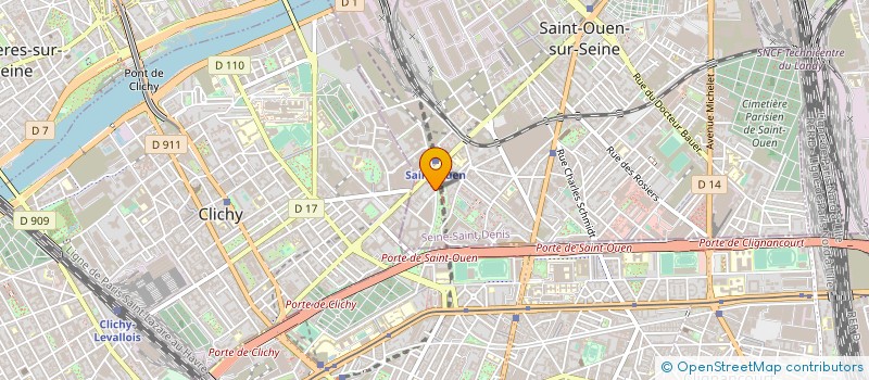 localisation de l'entreprise LAMY LIAISONS à SAINT-OUEN-SUR-SEINE