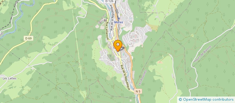localisation de l'entreprise LAMY LOCATION IMMOBILIER à HAUTS DE BIENNE