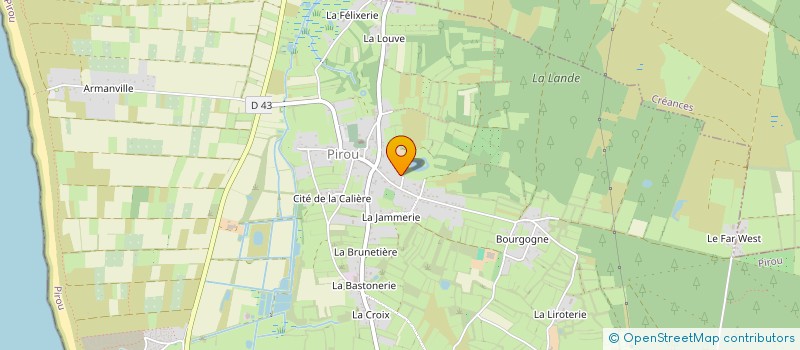 localisation de l'entreprise LAMY MACONNERIE  PIROU