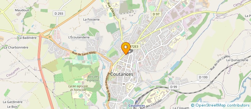 localisation de l'entreprise LAMY MARINE CONSULTANT à COUTANCES