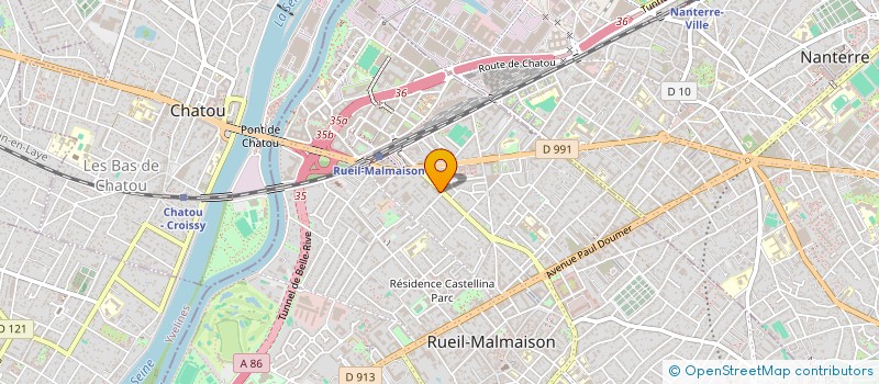 localisation de l'entreprise LAMY MATIERES PREMIERES à RUEIL-MALMAISON