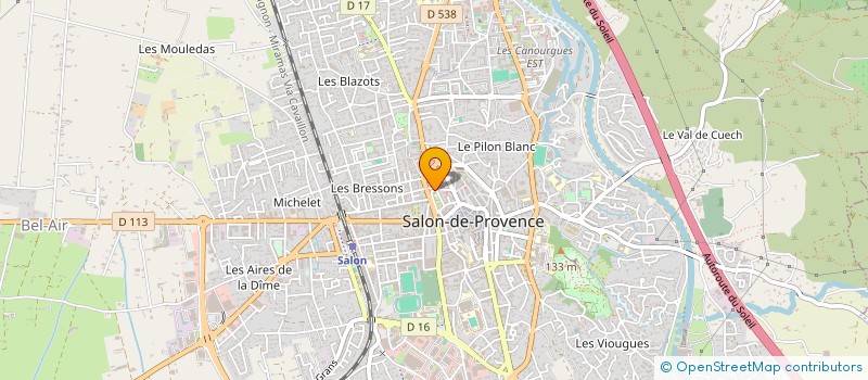 localisation de l'entreprise LAMY POWER à SALON-DE-PROVENCE
