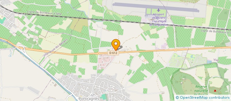 localisation de l'entreprise LAMY SUD IMMOBILIER à PORTIRAGNES