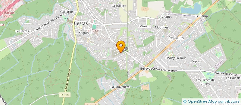 localisation de l'entreprise LAMYDOMI  CESTAS