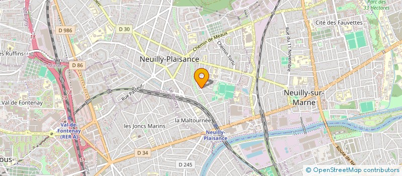 localisation de l'entreprise LAMYLO à NEUILLY-PLAISANCE