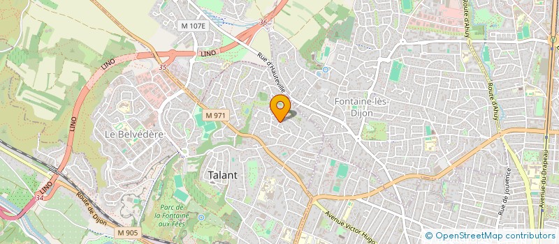 localisation de l'entreprise LAMYMMO  TALANT