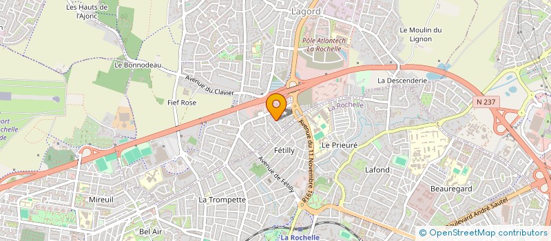 localisation de l'entreprise LAMYSOL  LAGORD