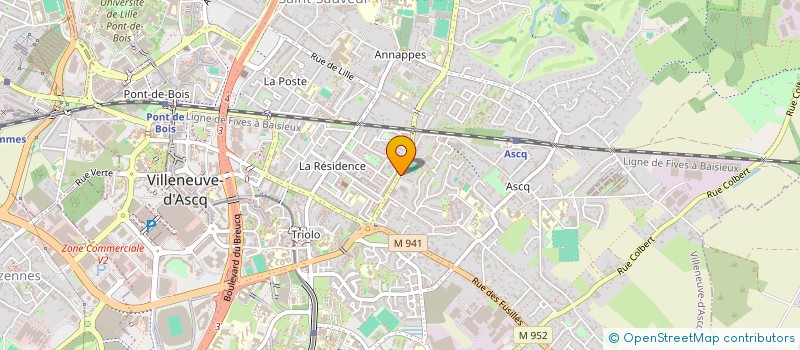 localisation de l'entreprise LAMZ à VILLENEUVE-D'ASCQ