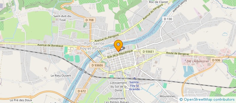 localisation de l'entreprise LAMZAA  SAINTE-FOY-LA-GRANDE