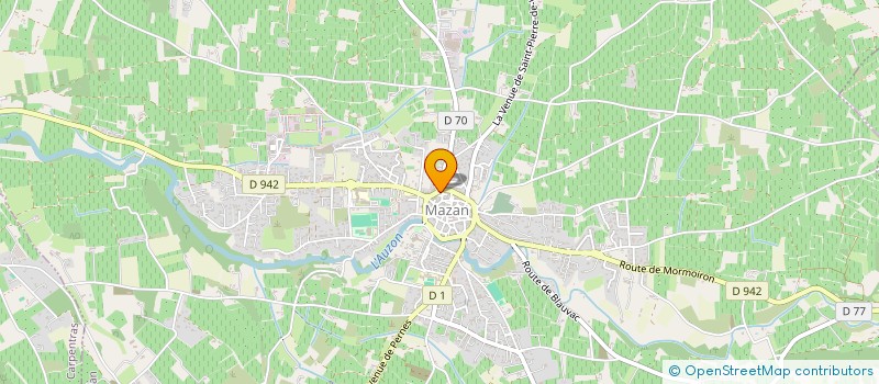 localisation de l'entreprise LAN  MAZAN