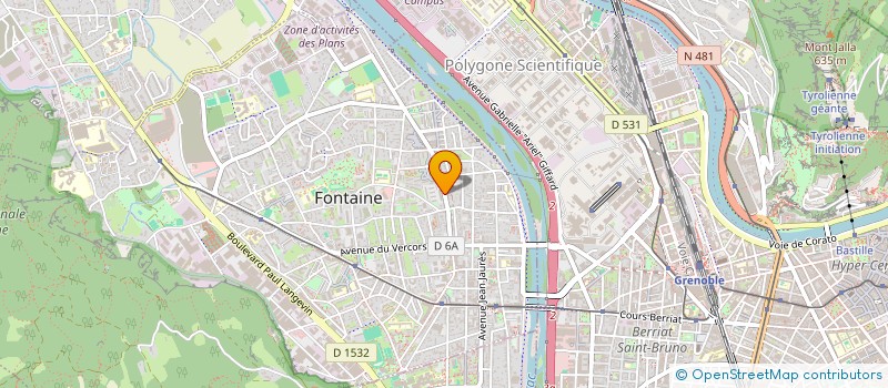 localisation de l'entreprise LAN  FONTAINE
