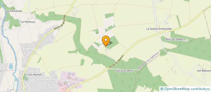 localisation de l'entreprise LAN & ASSOCIES à BAZOCHES-SUR-LE-BETZ