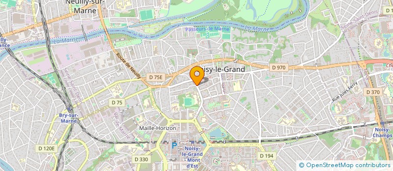 localisation de l'entreprise LAN CONNECT TECHNOLOGIE à NOISY-LE-GRAND
