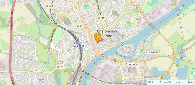localisation de l'entreprise LAN GAME à CHALON-SUR-SAONE