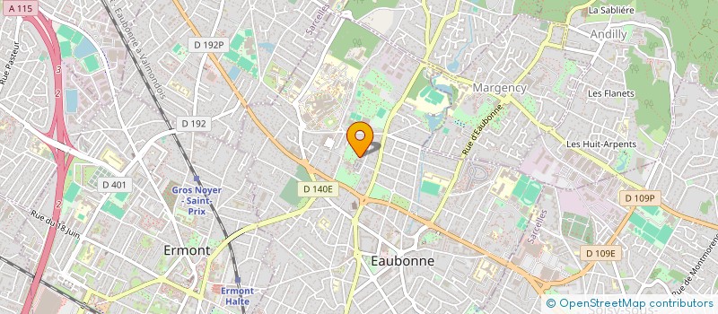 localisation de l'entreprise LAN'IMATION à EAUBONNE