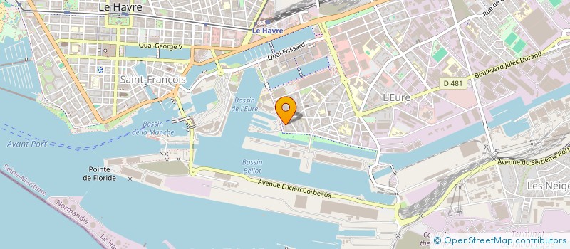 localisation de l'entreprise LAN INVESTISSEMENT à LE HAVRE