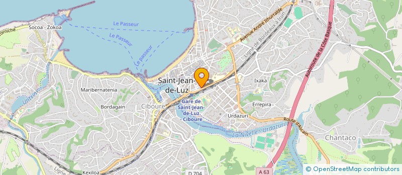 localisation de l'entreprise LAN LAGUNTZA SAINT THOMAS à SAINT-JEAN-DE-LUZ