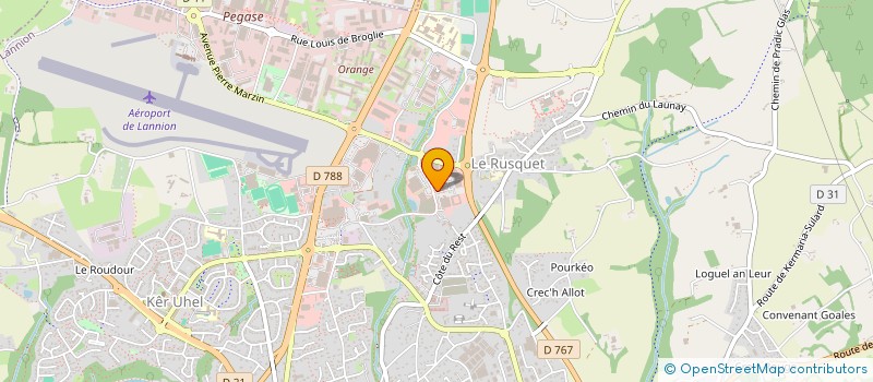 localisation de l'entreprise LAN MOBILIER à LANNION