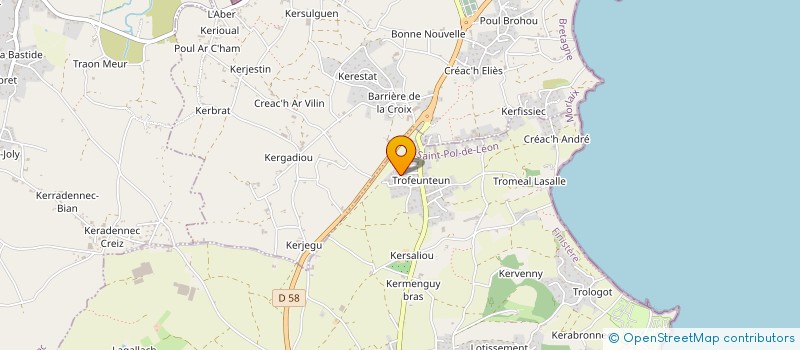 localisation de l'entreprise LAN PHUC  SAINT-POL-DE-LEON