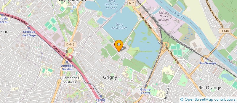 localisation de l'entreprise LAN PRESTIGE à GRIGNY