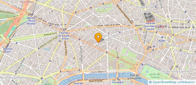 localisation de l'entreprise LANA  PARIS