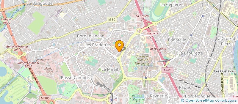 localisation de l'entreprise LANA à TOULOUSE