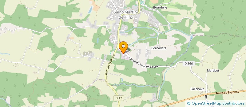 localisation de l'entreprise LANA  SAINT-MARTIN-DE-HINX