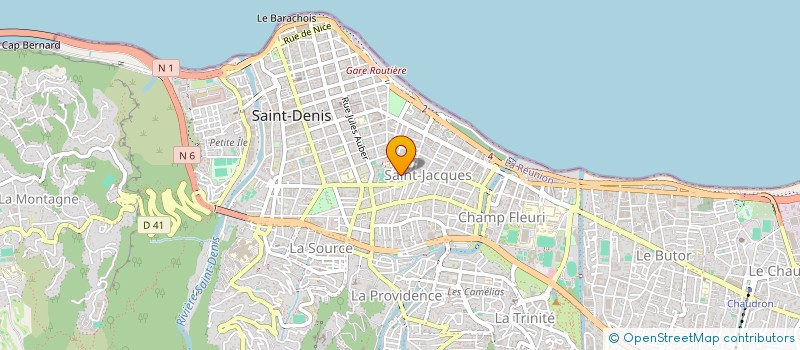 localisation de l'entreprise LANA à SAINT-DENIS