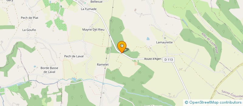 localisation de l'entreprise LANA  DOLMAYRAC