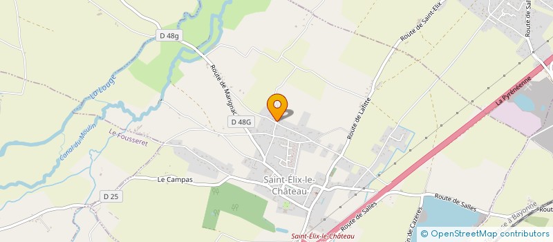 localisation de l'entreprise LANA  SAINT-ELIX-LE-CHATEAU