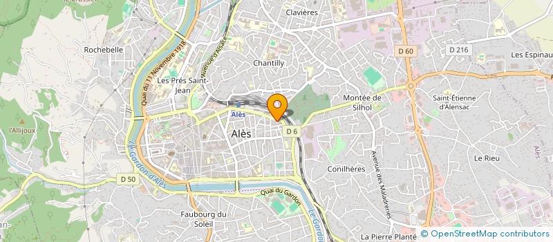 localisation de l'entreprise LANA  ALES