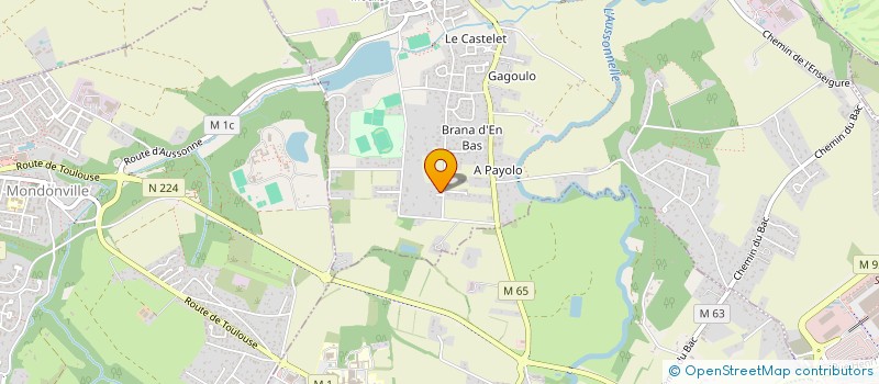 localisation de l'entreprise LANA  AUSSONNE