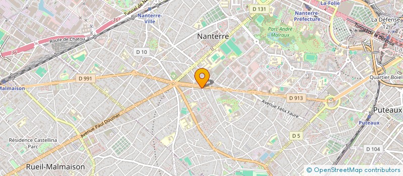 localisation de l'entreprise LANA AND CO à NANTERRE