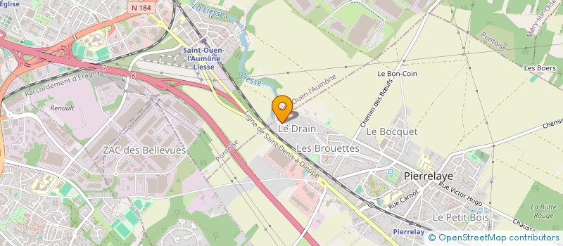 localisation de l'entreprise LANA CONSULTING  PIERRELAYE