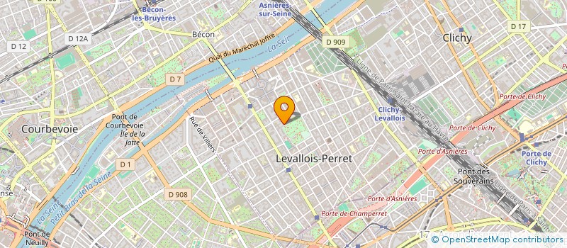 localisation de l'entreprise LANA CONSULTING à LEVALLOIS-PERRET