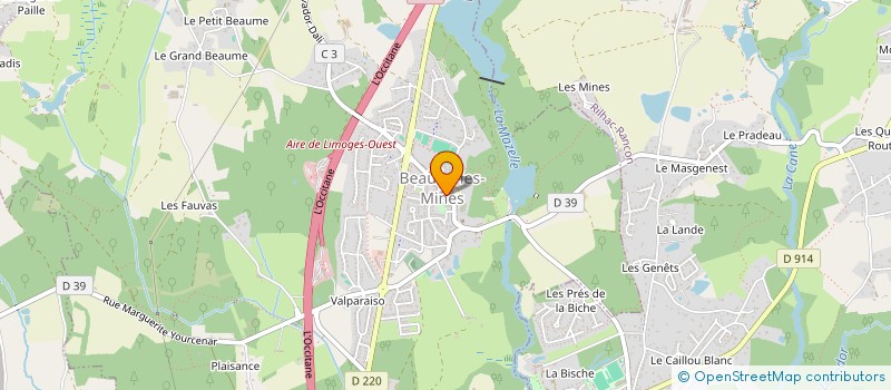 localisation de l'entreprise LANA.D & CO à LIMOGES