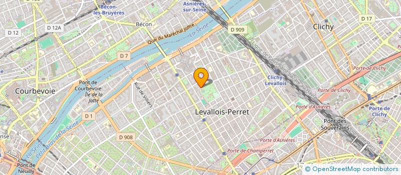 localisation de l'entreprise LANA GROUP  LEVALLOIS-PERRET