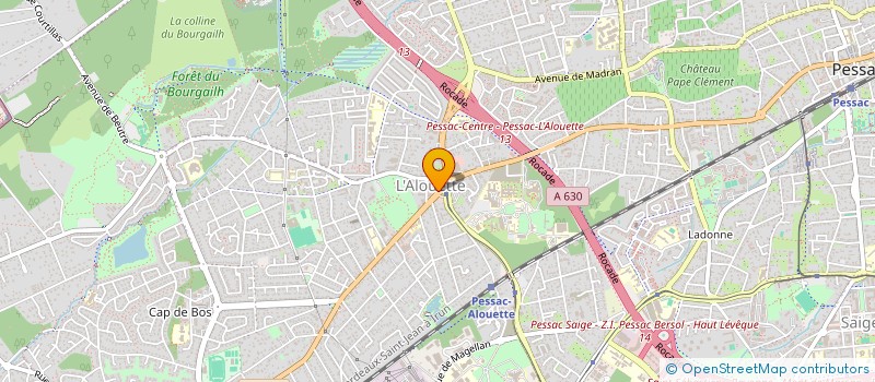 localisation de l'entreprise LANA INTERIM à PESSAC