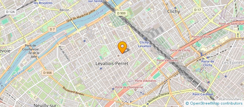 localisation de l'entreprise LANA LEVALLOIS à LEVALLOIS-PERRET