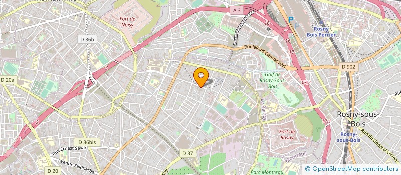 localisation de l'entreprise LANA SECURITE à MONTREUIL