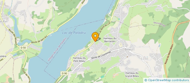 localisation de l'entreprise LANAE RENOVATION  BILIEU