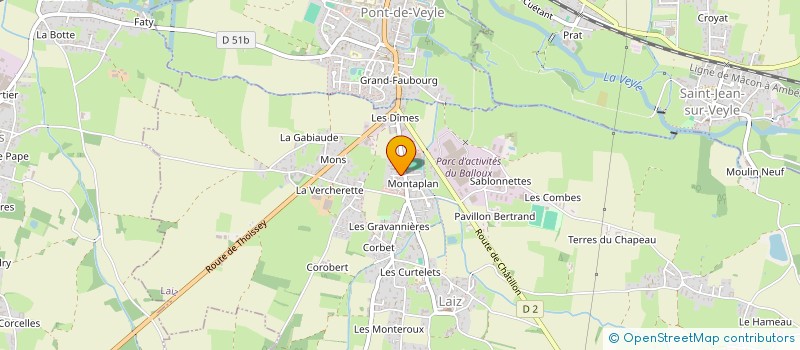 localisation de l'entreprise LANAEL  LAIZ