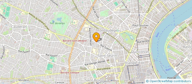 localisation de l'entreprise LANAES  BORDEAUX