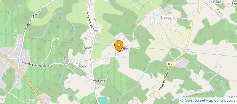 localisation de l'entreprise LANAFAFLOJULY  CURSAN