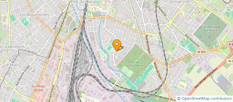 localisation de l'entreprise LANAFLOR à DIJON