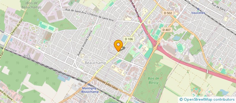 localisation de l'entreprise LANAHU  TAVERNY