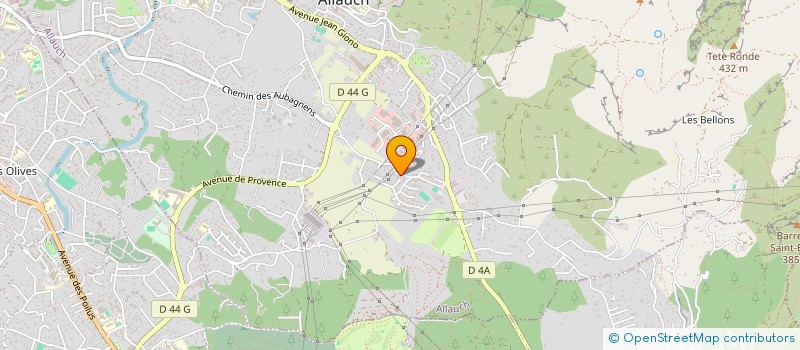 localisation de l'entreprise LANAIS  ALLAUCH