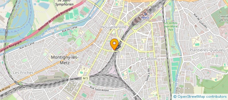 localisation de l'entreprise LANAIS  METZ