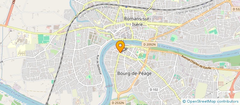 localisation de l'entreprise LANALYCE  BOURG-DE-PEAGE