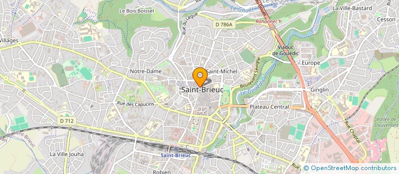 localisation de l'entreprise LANANA.S à SAINT-BRIEUC